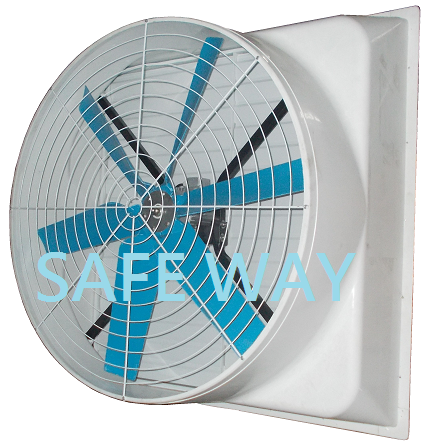 Exhaust fan - พัดลมไฟเบอร์กลาส - FRP CONE FAN- Ventilation - SAFE WAY